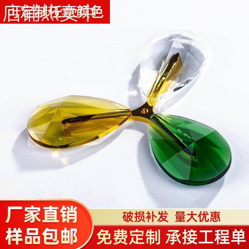 水晶刻面三叶草挂砖玻璃隔断不锈钢背景刻面花镂空玄关幕墙屏风,基础建材,屏风,淘宝优惠券,粉丝福利购,淘宝优惠卷