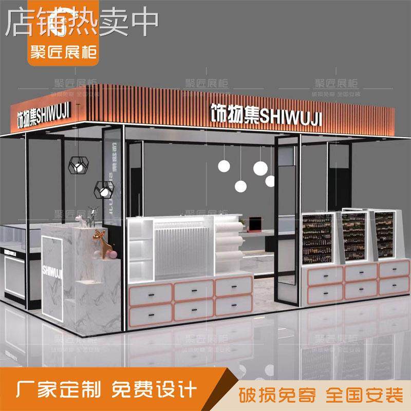 精品首饰店展柜小首饰展示货柜高档烤漆展示中岛柜珠宝饰品陈列柜