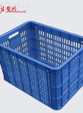 B8号塑料胶箩蔬果周转箩物流运输箩货车运输塑料胶箩600*420*370