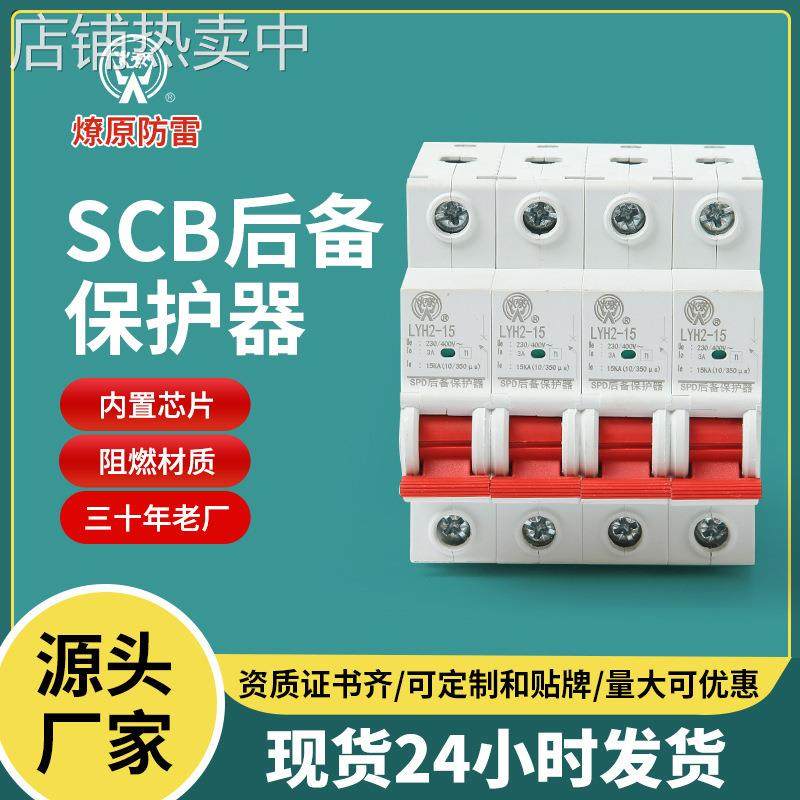 LYH2-15 SCB电源后备保护器 4P15kA前置开关 电流迅速分断器