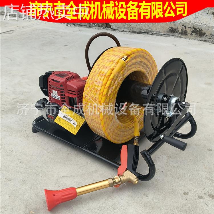 四冲程GX35汽油打药机便携式高压拉管式喷雾器全成大棚蔬菜喷药机