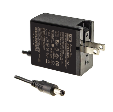NGE12I/12U-P1J电源适配器 18W 5/9/12/15/18/24V 壁挂式可换插头