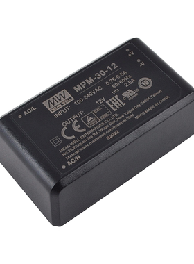 台湾明纬MPM-30医疗开关电源30W