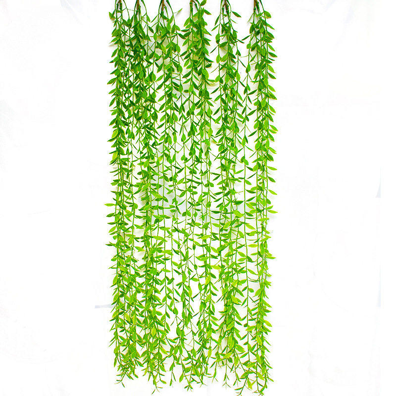 绿色草仿真过江龙草壁挂加长绿草壁挂绿色仿真植物藤蔓叶子