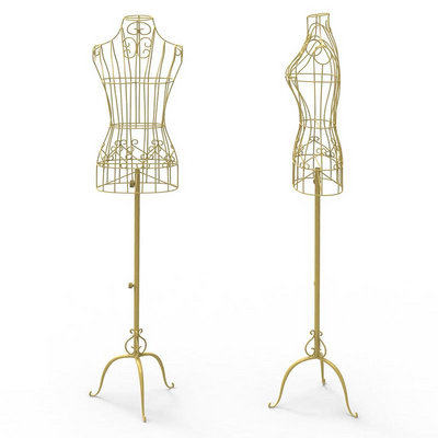 舞蹈裙服装店婴幼儿童装模特道具站立展示架铁艺挂衣架模型小孩子