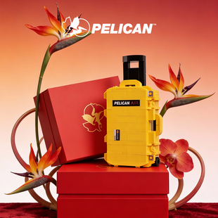 PELICAN派力肯 1535air黄色旅行箱男女孩拼搭积木玩具礼物7岁积木