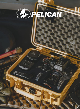 PELICAN派力肯1200安全防护箱户外防水箱 塘鹅小型防潮收纳箱包邮