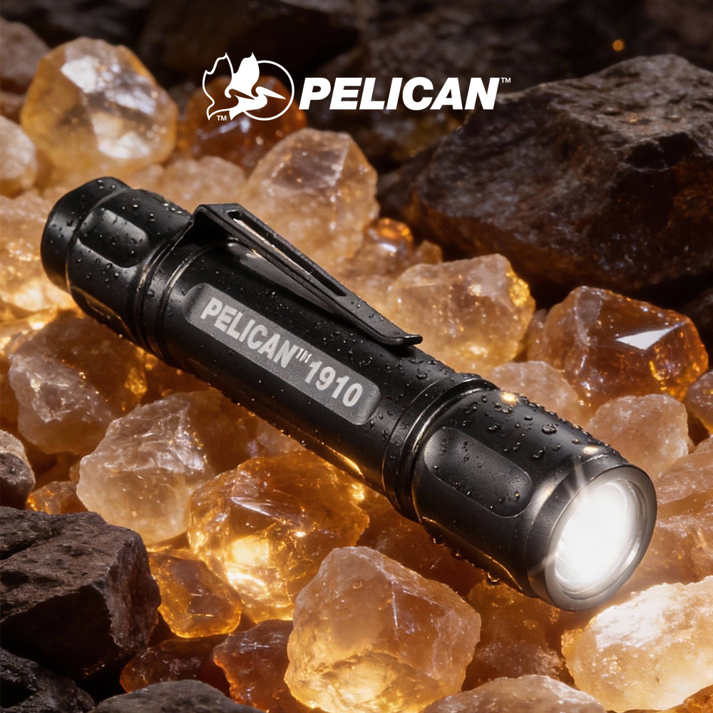 PELICAN派力肯1910强光照明手电筒便携白激光户外应急手电家用