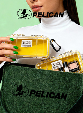PELICAN派力肯1030户外防水收纳盒 塘鹅安全防护箱小型防爆盒包邮