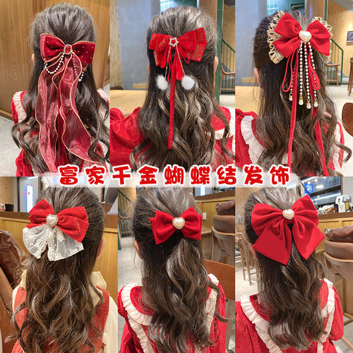 法式儿童发夹公主风2022年新款