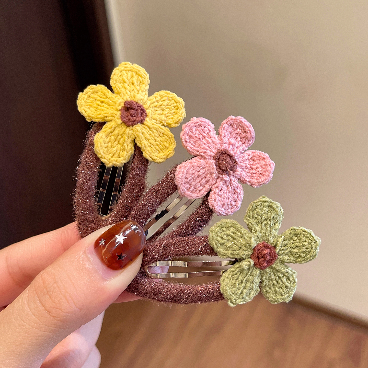 韩版儿童发夹女童花朵发卡头饰小女孩刘海夹子宝宝碎发bb夹子发饰