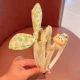 Зеленый комплект, цветочный принт, 3 шт