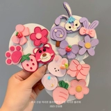 Детский милый аксессуар для волос для принцессы, мультяшная детская челка на липучке