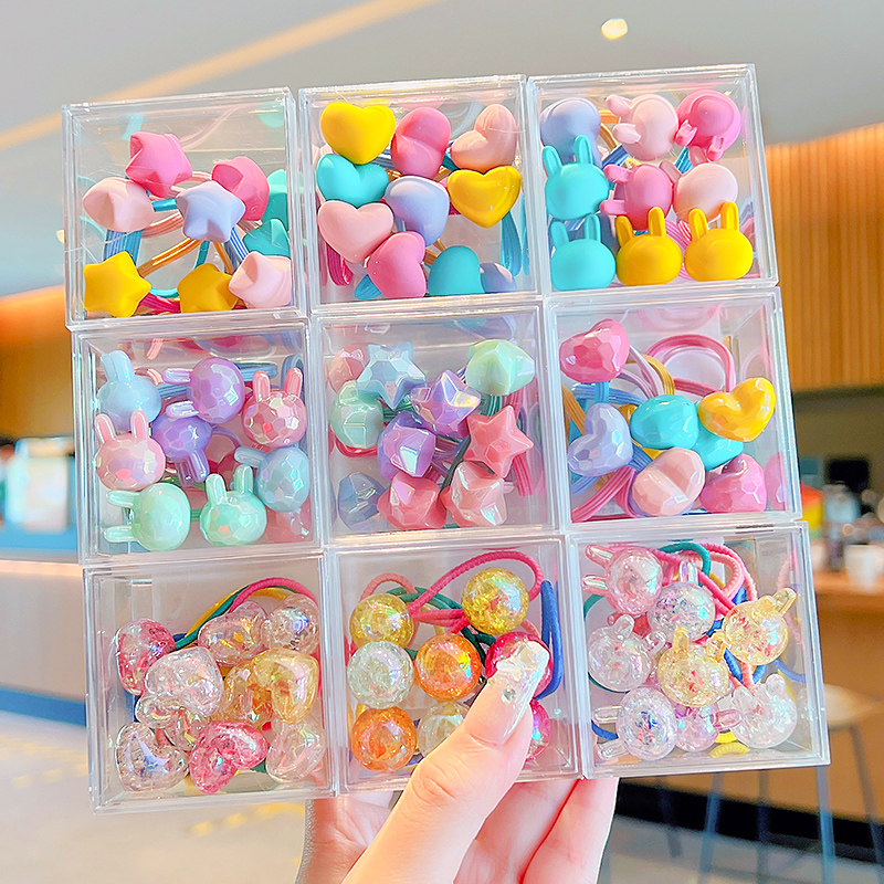 儿童星星皮筋女扎头高颜值不伤发