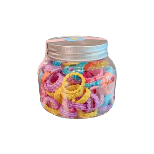 婴儿扎头发绳儿童皮筋扎辫子头绳不伤发宝宝小号拇指发圈女孩头饰