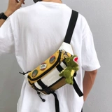 Мужская японская нагрудная сумка для отдыха, спортивная поясная сумка, сумка через плечо