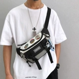 Мужская японская нагрудная сумка для отдыха, спортивная поясная сумка, сумка через плечо