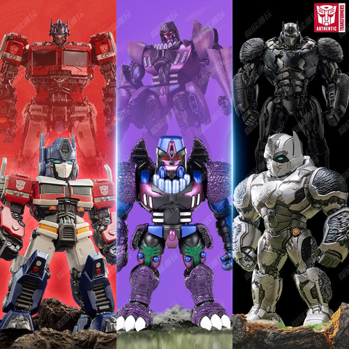 擎天柱变形金刚超能勇士手办盲盒