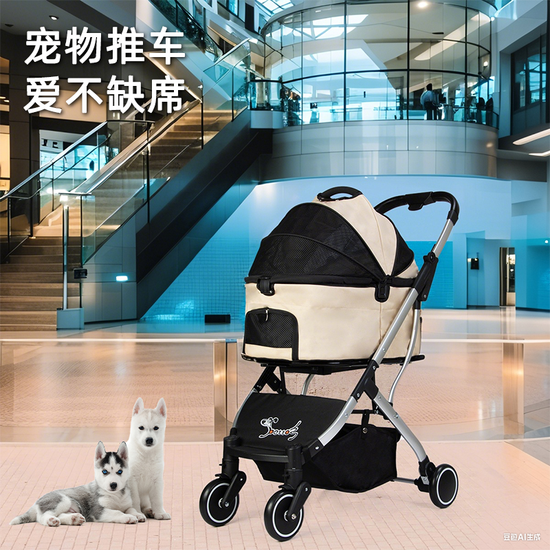 dodopet中小型座舱宠物推车