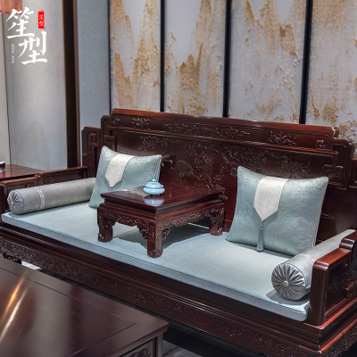 今宵无梦新中式红木沙发坐垫定制