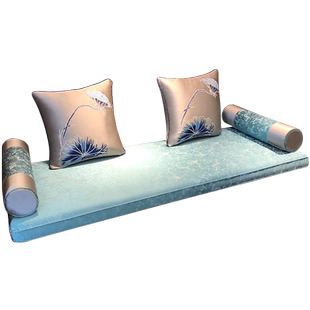 中式红木沙发坐垫中国风加厚海绵垫子乳胶座垫实木家具罗汉床定制