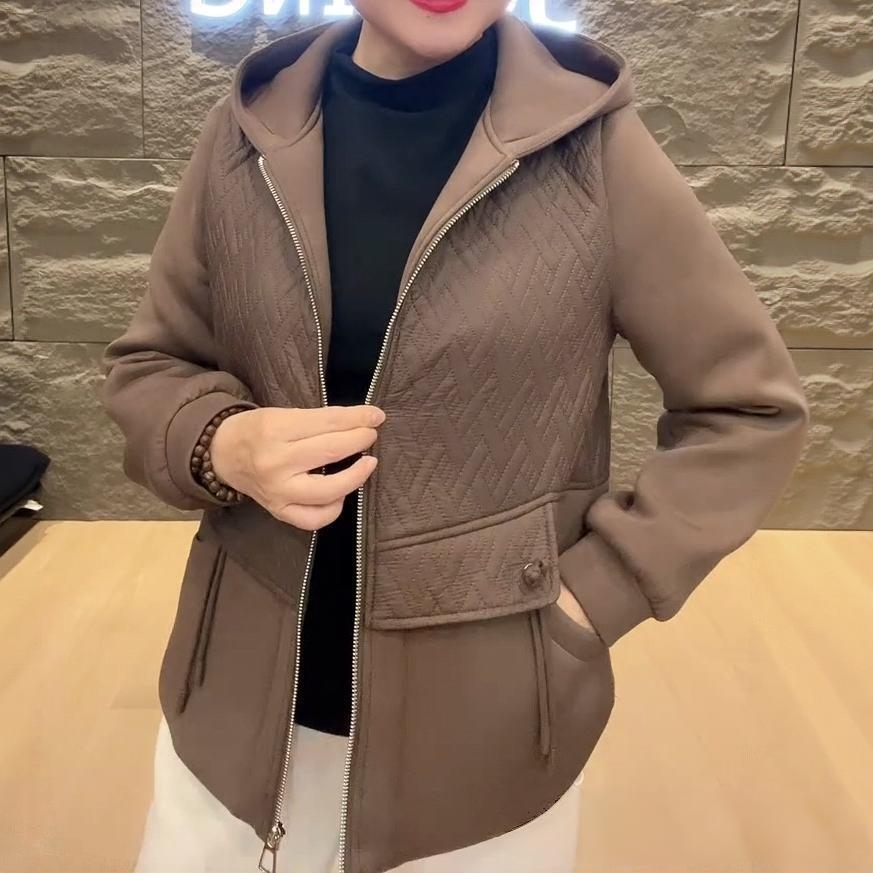妈妈宽松上衣休闲秋装外套洋气