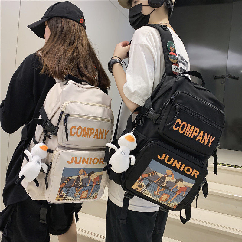 冠军书包男高中生大容量初中生中学生潮牌背包女双肩包ins电脑包