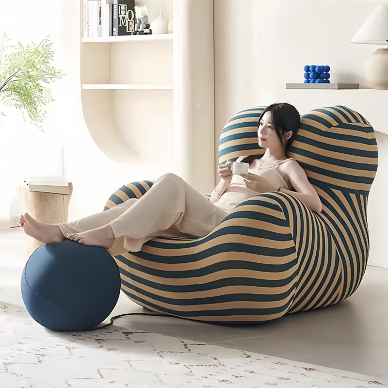 设计师客厅轻奢网红单人沙发椅子