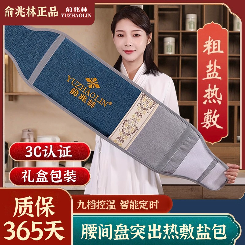 电加热艾灸热敷理疗仪全身家用盐袋粗海盐艾草护腰带腰间盘突出袋