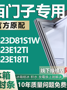 适用西门子KG23D81S1W KG23E12TI KG23E18TI冰箱密封条门胶条磁条