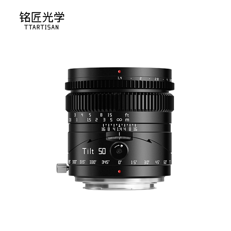 铭匠光学50mm f1.4移轴镜头适用富士X索尼E卡口佳能RF松下L尼康Z 数码相机/单反相机/摄像机 单反镜头 原图主图