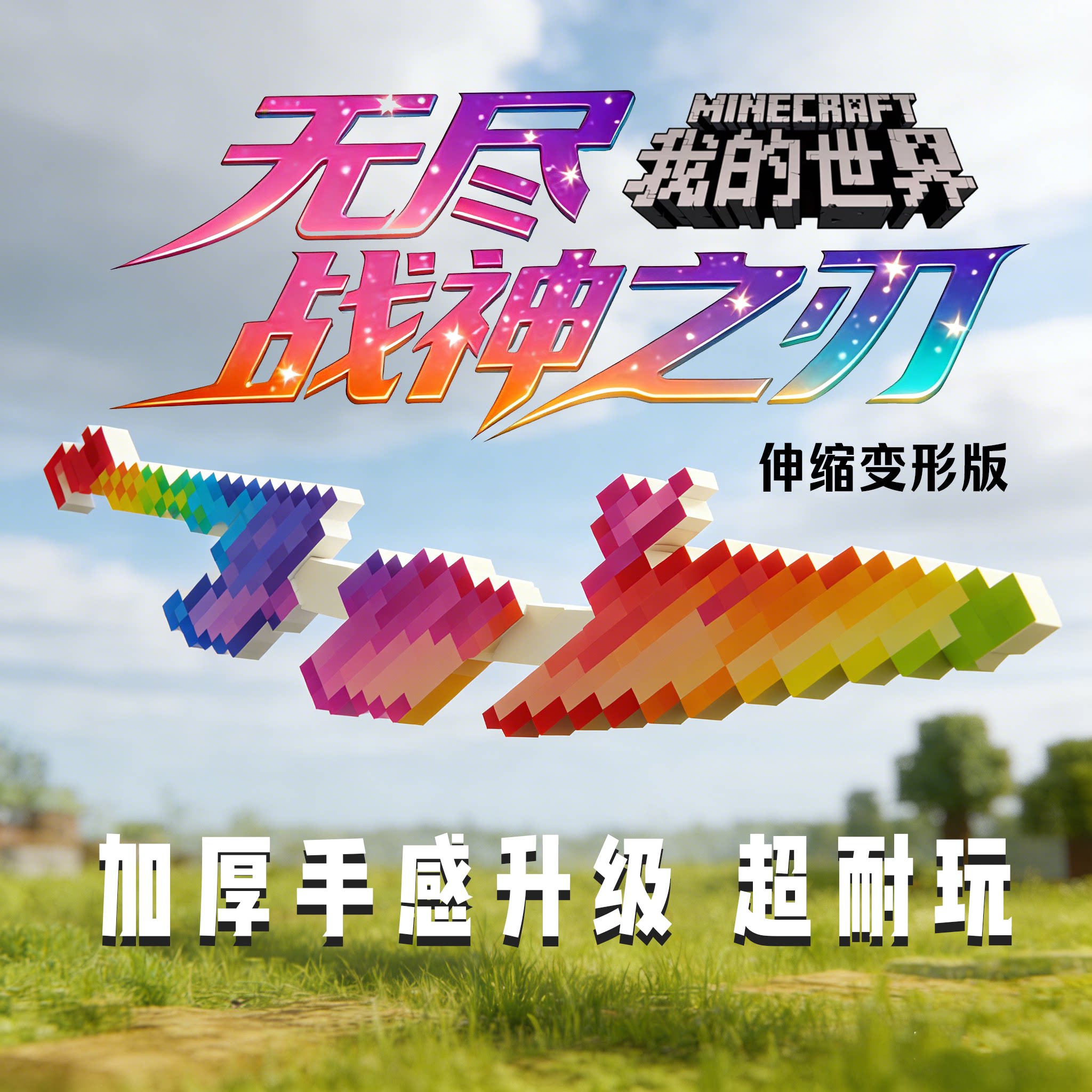 无尽战神之刃蛇刃玩具，伸缩变形武器，适合男孩，12.8元