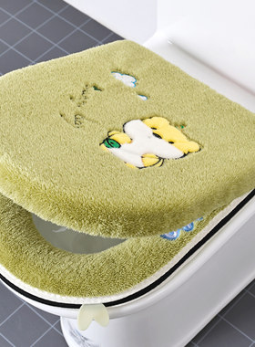 四季通用马桶垫坐便垫两件套