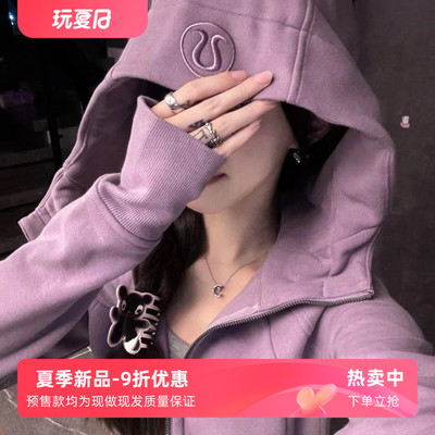lulu原标同款scuba外套卫衣 瑜伽服修身休闲运动瑜伽上衣外套女士