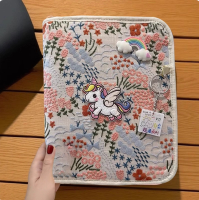 当日发货！孕检产检收纳册刺绣包