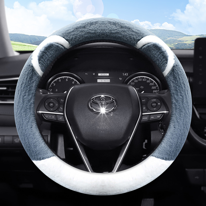 丰田专用方向盘套毛绒冬季
