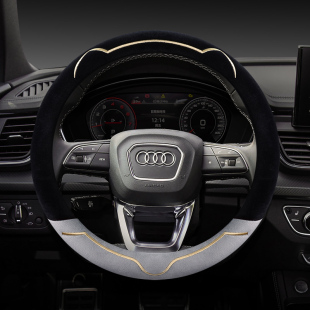 毛绒方向盘套 Q5L A5冬季 Q2L A4L 专用于奥迪A6L