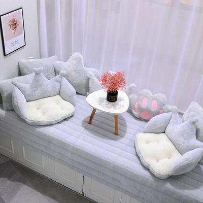 网红欧式飘窗垫窗台阳台垫子榻榻米坐垫ins风北欧毯四季通用定做