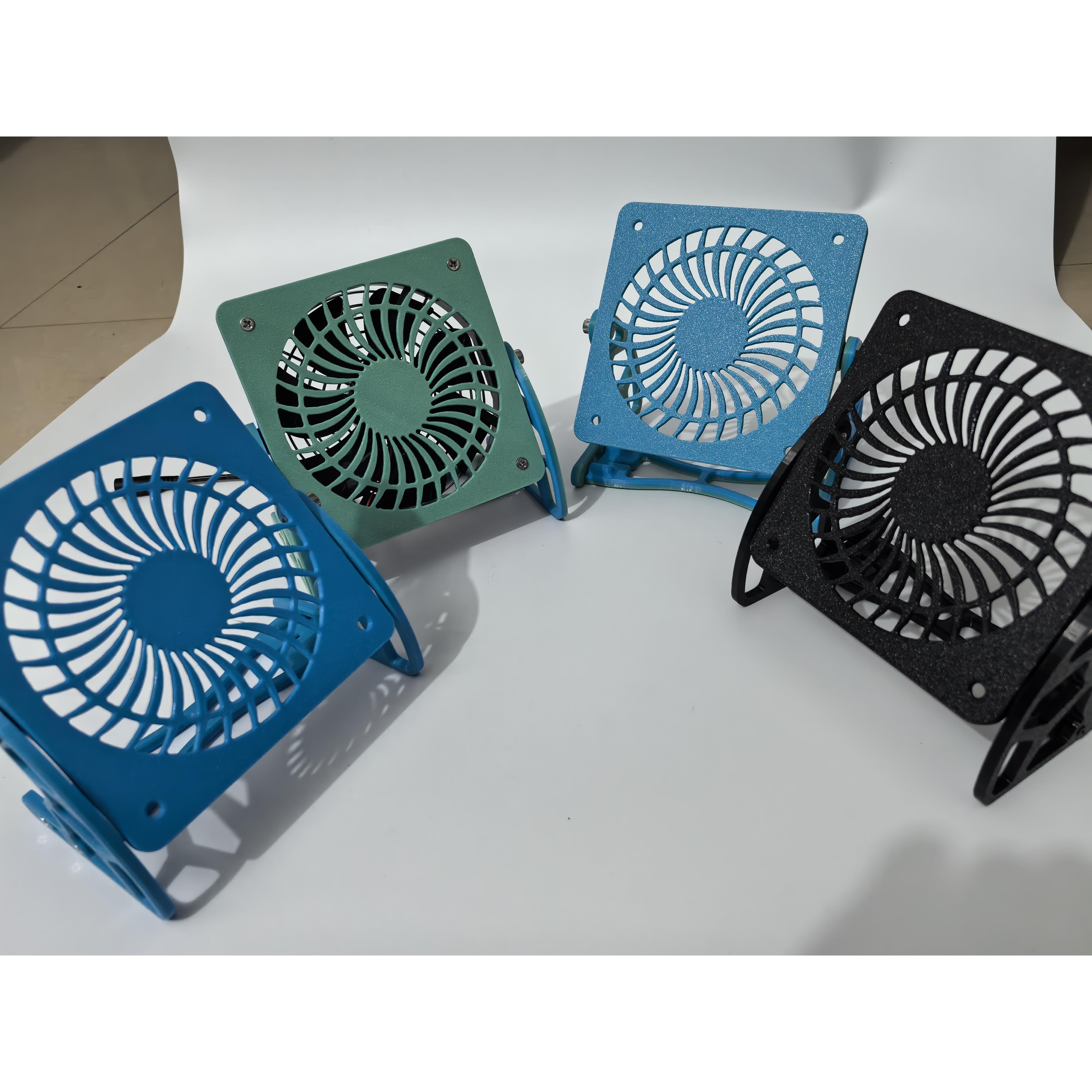 桌面12cm风扇支架 工业风 3D打印 电脑机箱散热支架大风量 猫头鹰