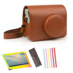 保护套送背绳 皮套 单肩包 wide400 适用富士拍立得w400相机包