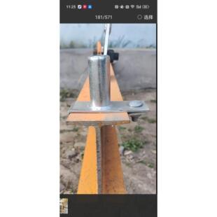 悬挑盘扣外架工字钢调节定位桩底托 托外架钢管定位桩顶托 托带扣