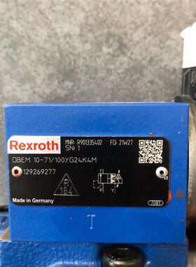 现货力士乐液压方向阀R901335402 DBEM10-71/100YG24K4M 比例溢流