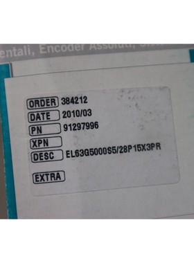 [议价]全新原装 意尔创ELtra 编码器 EL63G5000S5/28P15X3PR  现