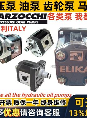 ELIKA意大利MARZOCCHI齿轮泵ELI2 ELI3 ELI2A ELI2BK 1 2 4 7 -D-