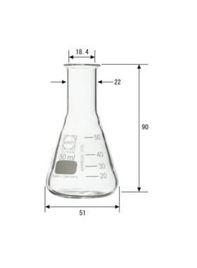 现货窄口锥形瓶010610-50A