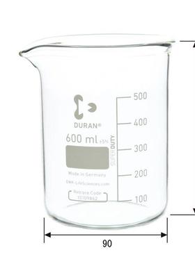 现货厚烧杯010060-600A