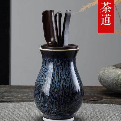 陶明堂建盏窑变西施壶三才盖碗泡茶壶茶盏陶瓷功夫茶壶