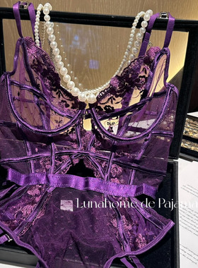 Soiree Mo 狂爱* 高级精致花朵刺绣波点优雅性感气质连体内衣