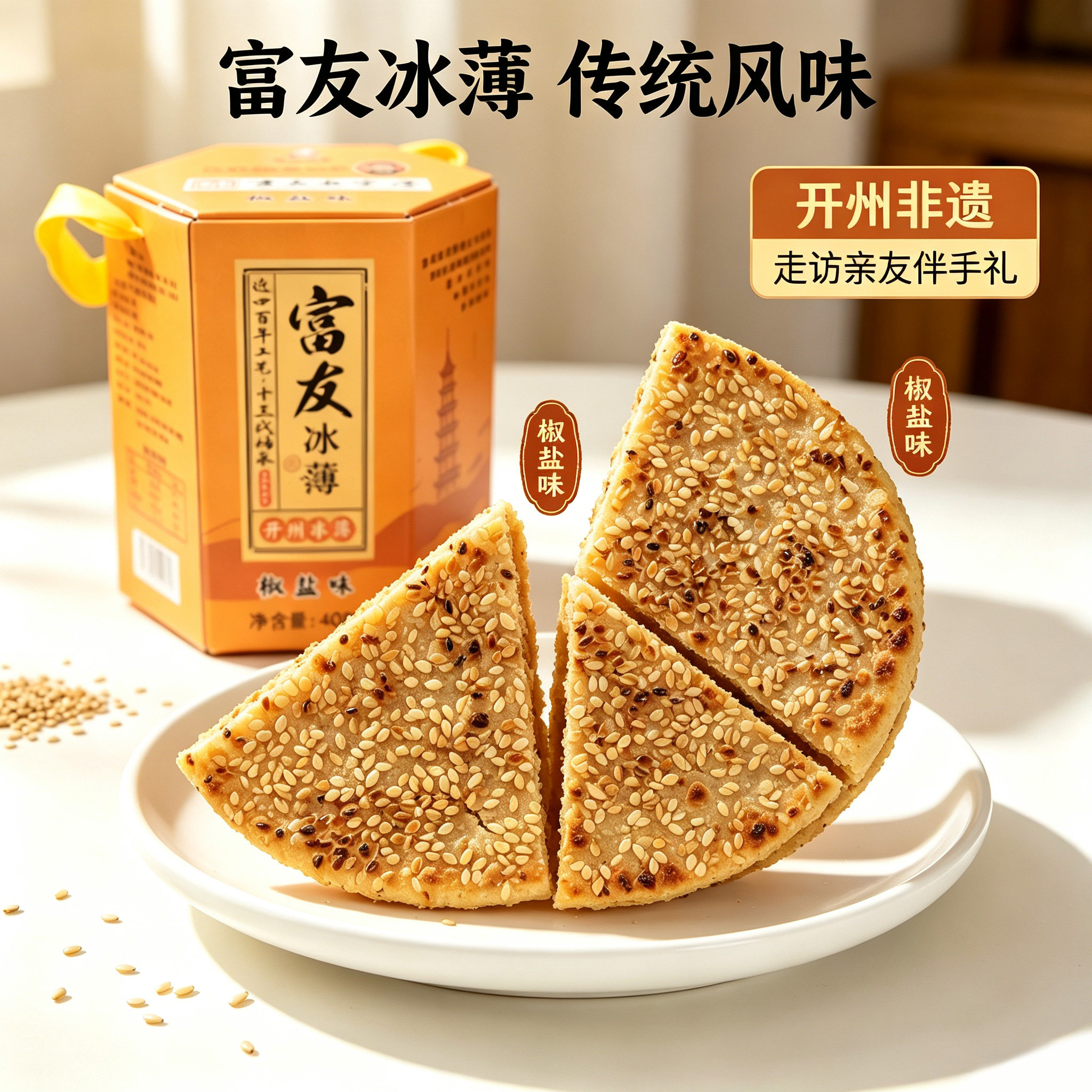 重庆开州富友冰薄月饼