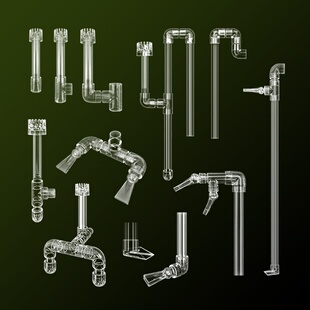 四分管弯头亚克力透明管件管件弯头六分弯头出水管透明塑料管吹水